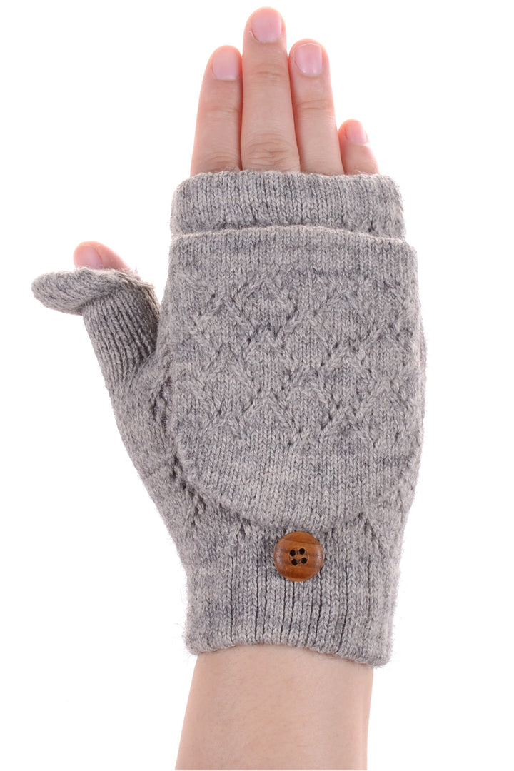 JG602 - One Dozen Ladies Convertible Fingerless Gloves