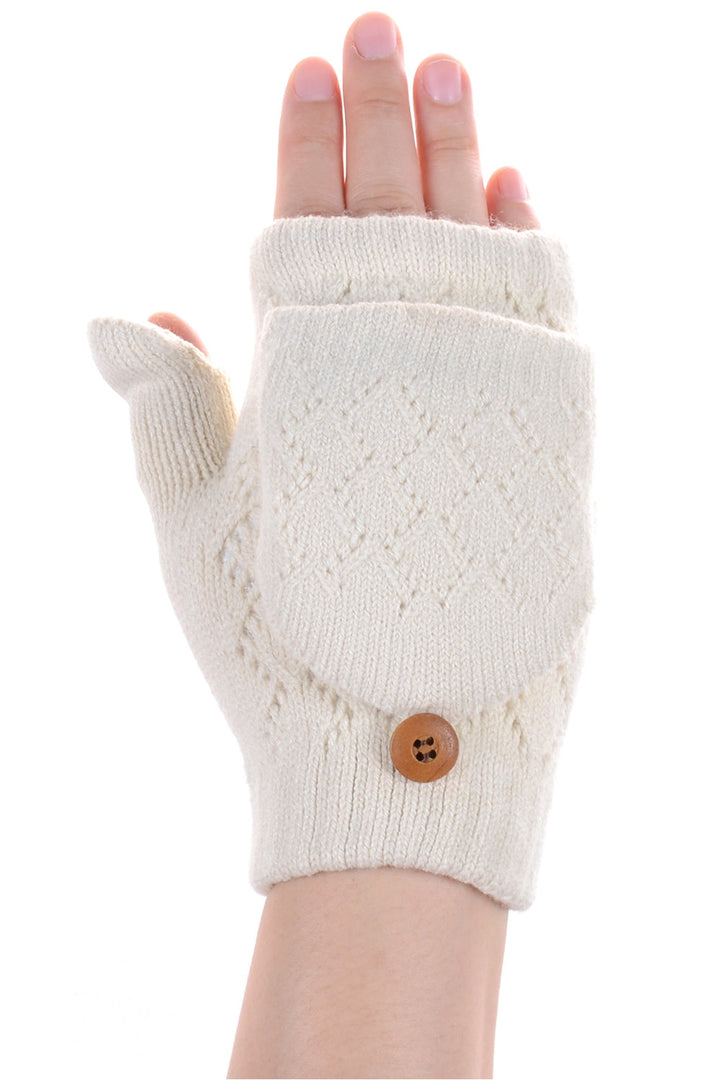 JG602 - One Dozen Ladies Convertible Fingerless Gloves