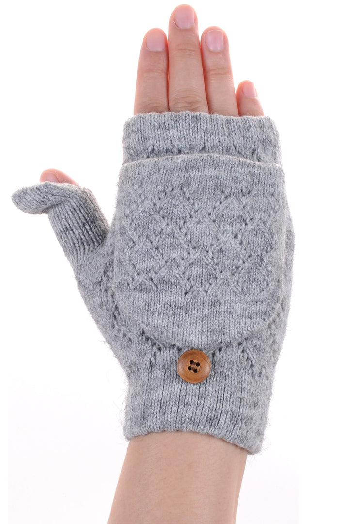 JG602P - One Dozen Ladies Convertible Fingerless Gloves