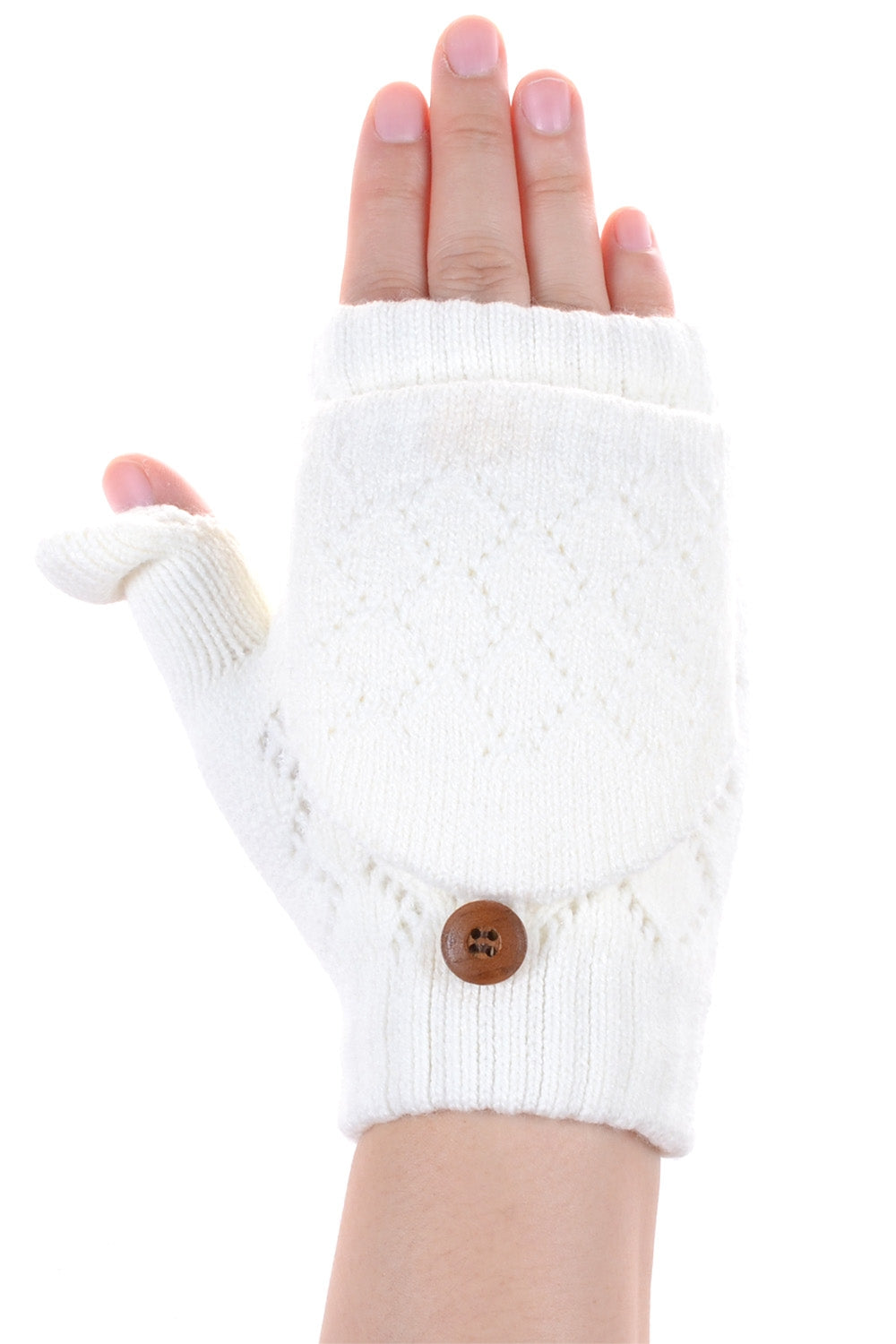 JG602P - One Dozen Ladies Convertible Fingerless Gloves