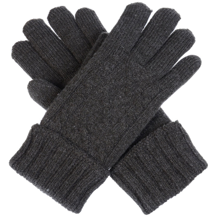 JG605 - One Dozen Solid Color Cable Knit Gloves