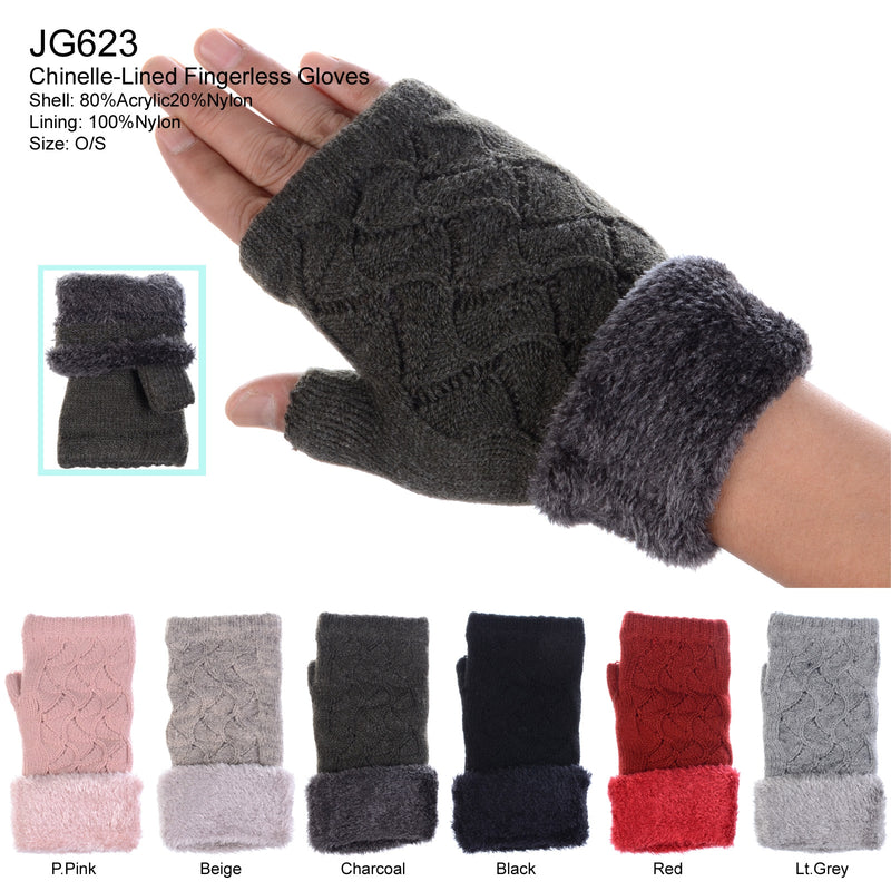 JG623 - One Dozen Ladies Gloves