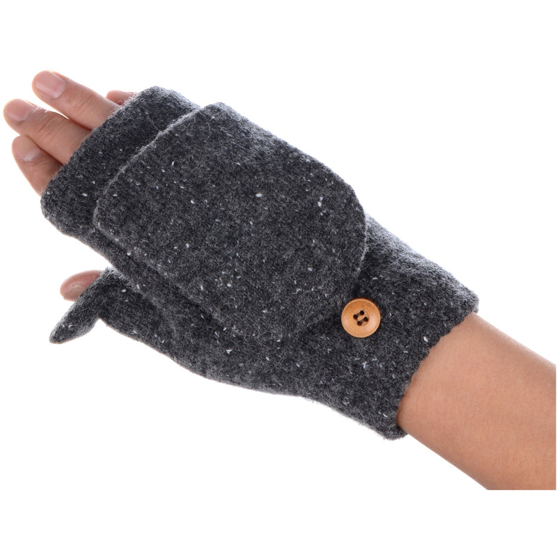 JG625 - One Dozen Ladies Convertible Fingerless Gloves