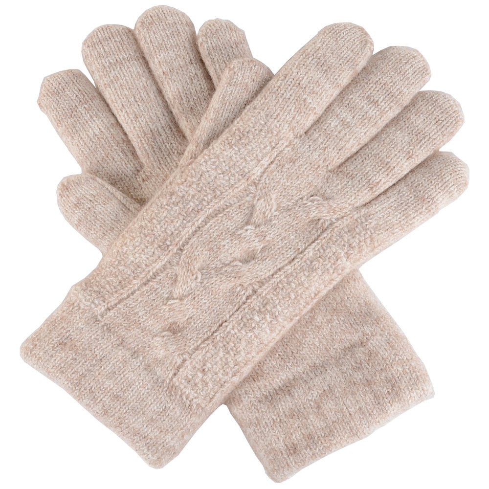 JG701 - One Dozen Ladies Double Layer Lining Kint Gloves
