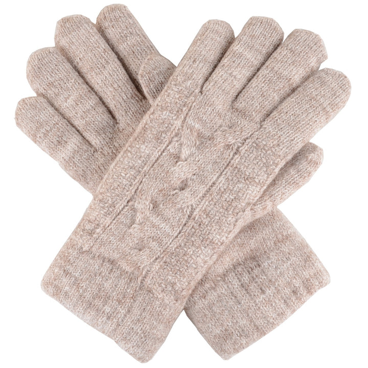 JG701 - One Dozen Ladies Double Layer Lining Kint Gloves