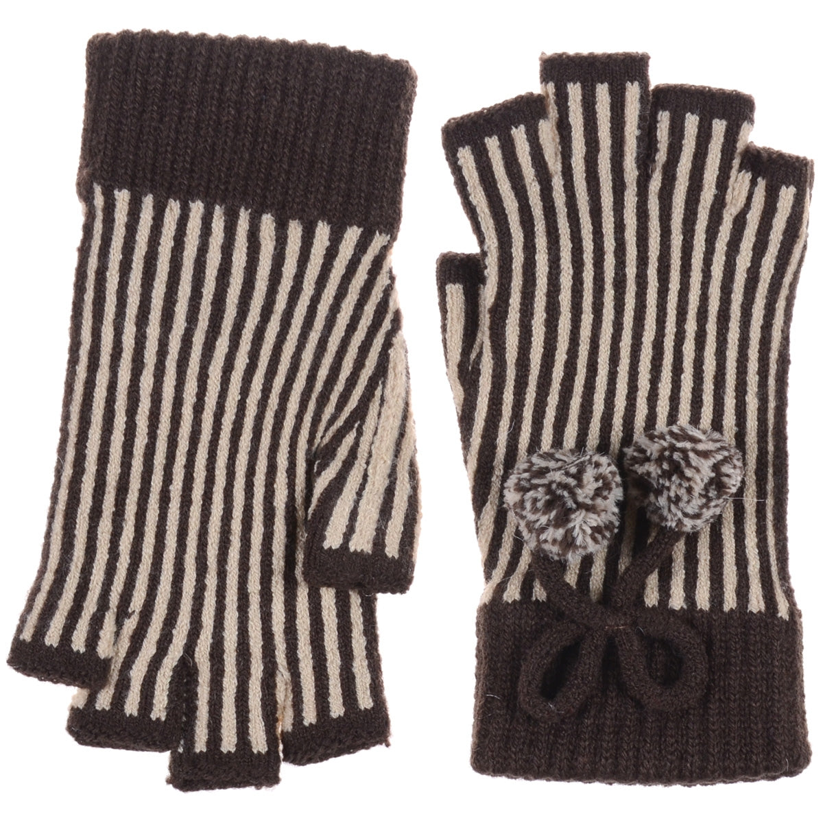 JG705 - One Dozen Stripe Finger less Gloves