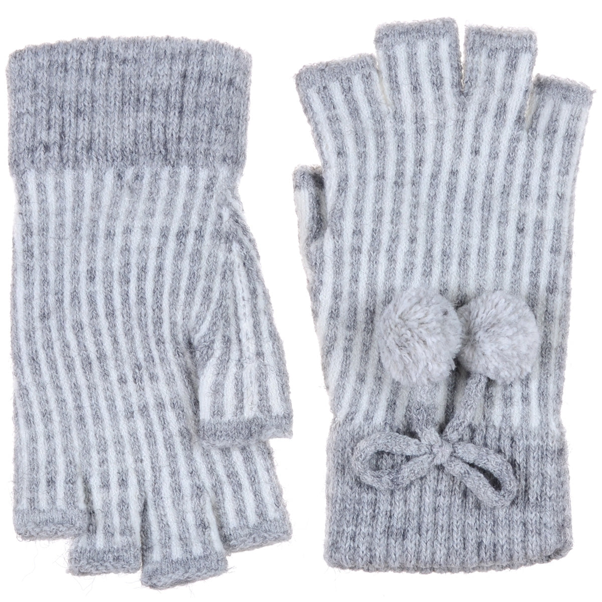 JG705 - One Dozen Stripe Finger less Gloves