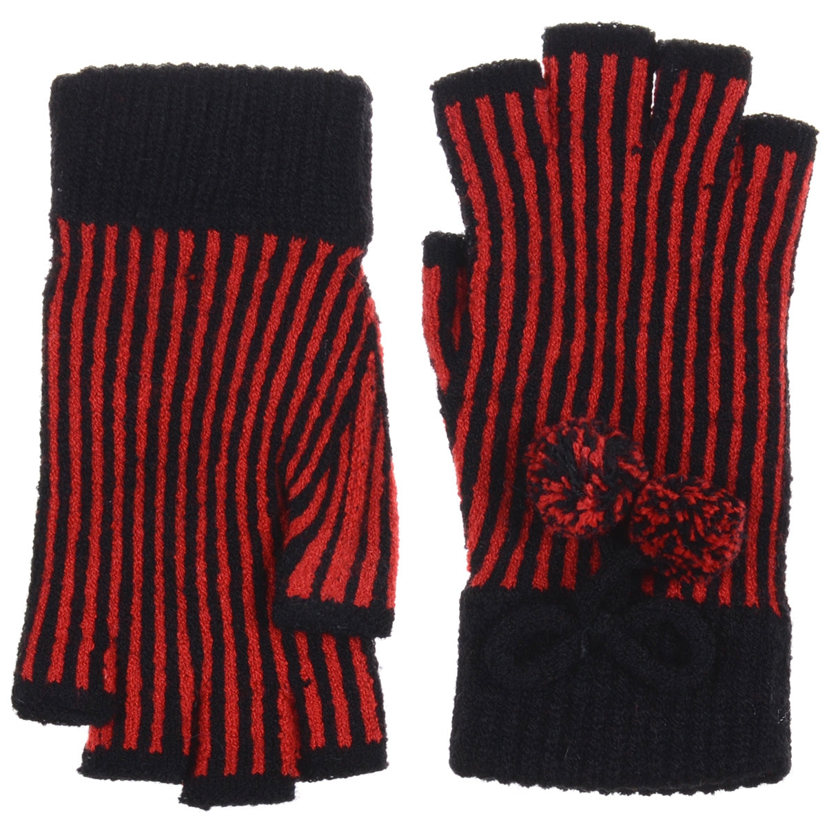 JG705 - One Dozen Stripe Finger less Gloves