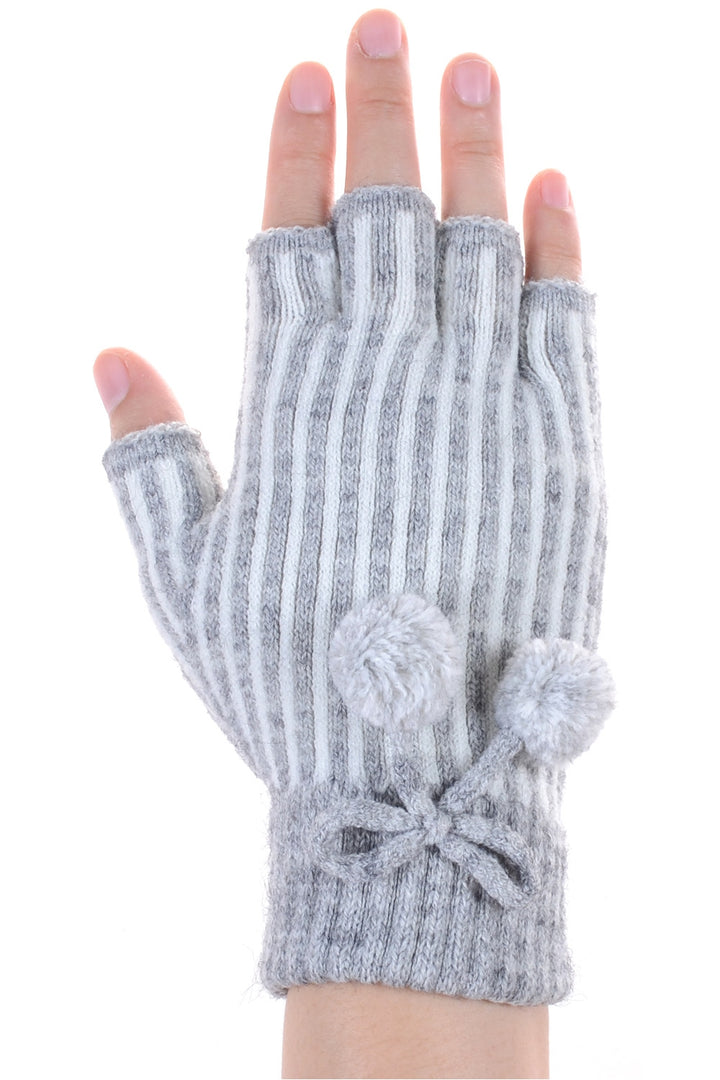 JG705 - One Dozen Stripe Finger less Gloves