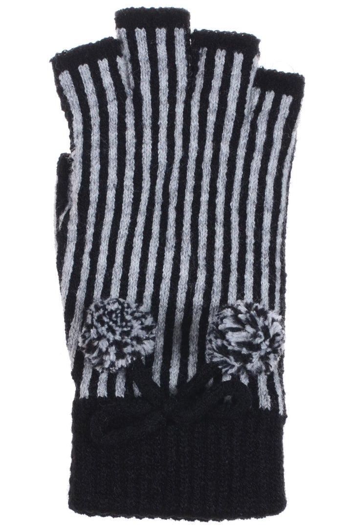 JG705 - One Dozen Stripe Finger less Gloves