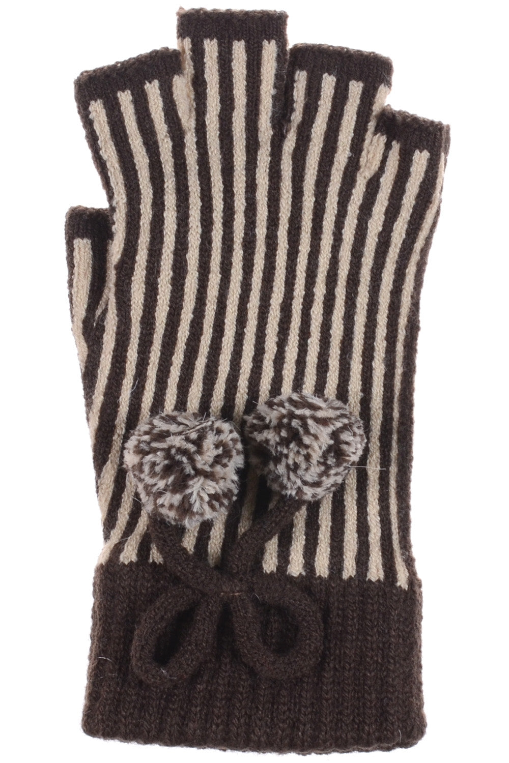 JG705 - One Dozen Stripe Finger less Gloves