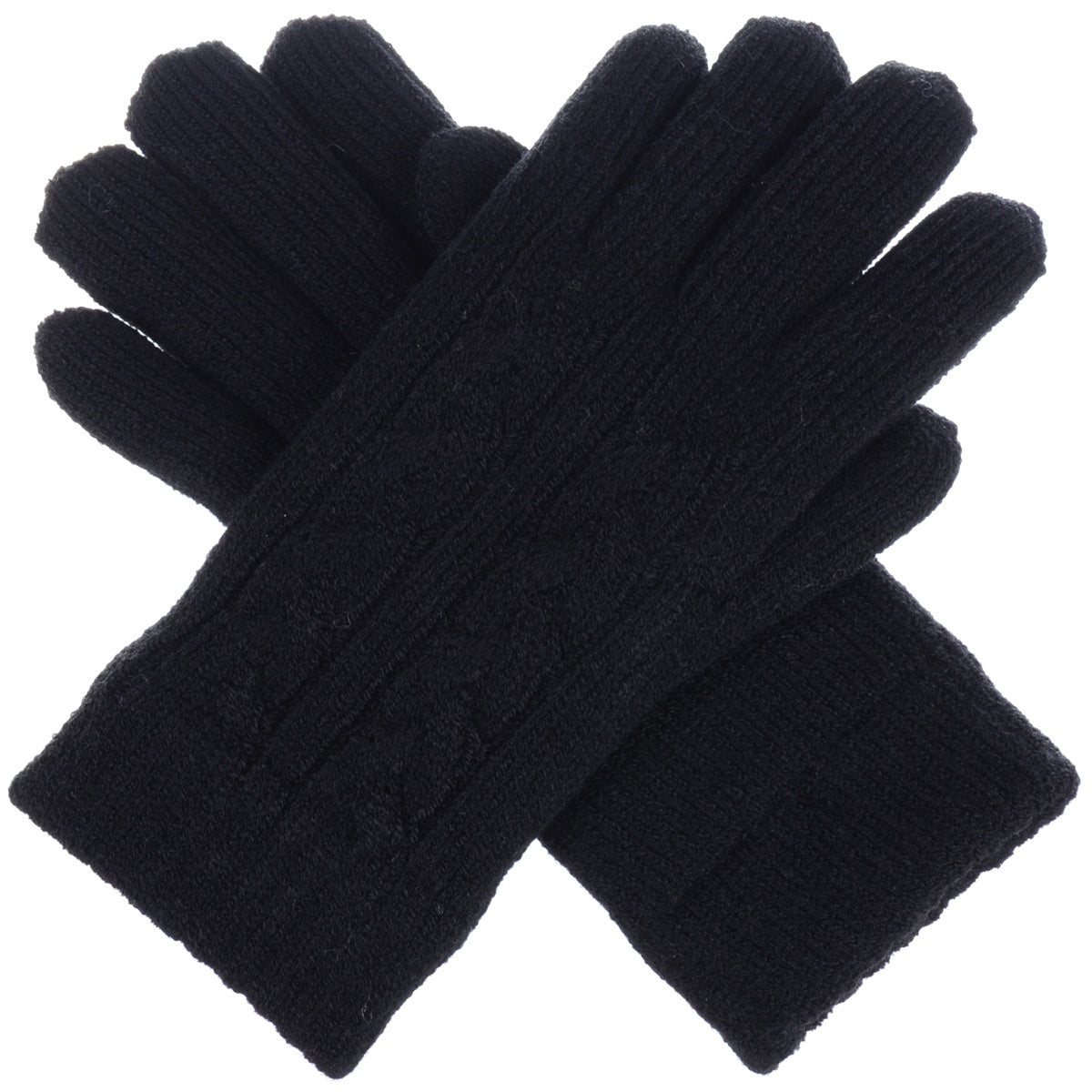 JG708 - One Dozen Ladies Double Layer Lining Knit Gloves
