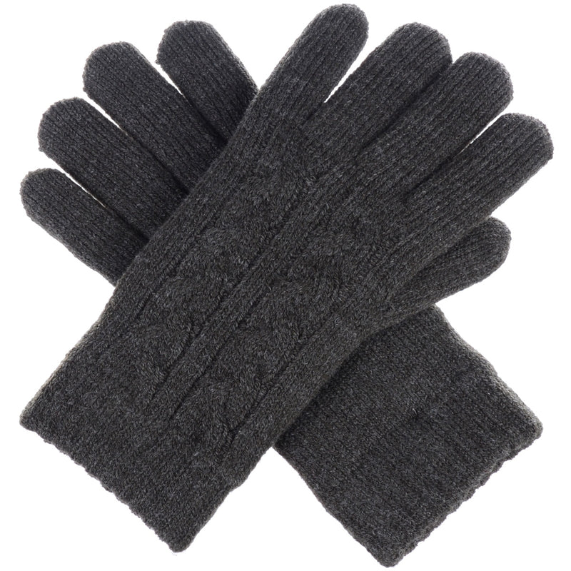 JG708 - One Dozen Ladies Double Layer Lining Knit Gloves