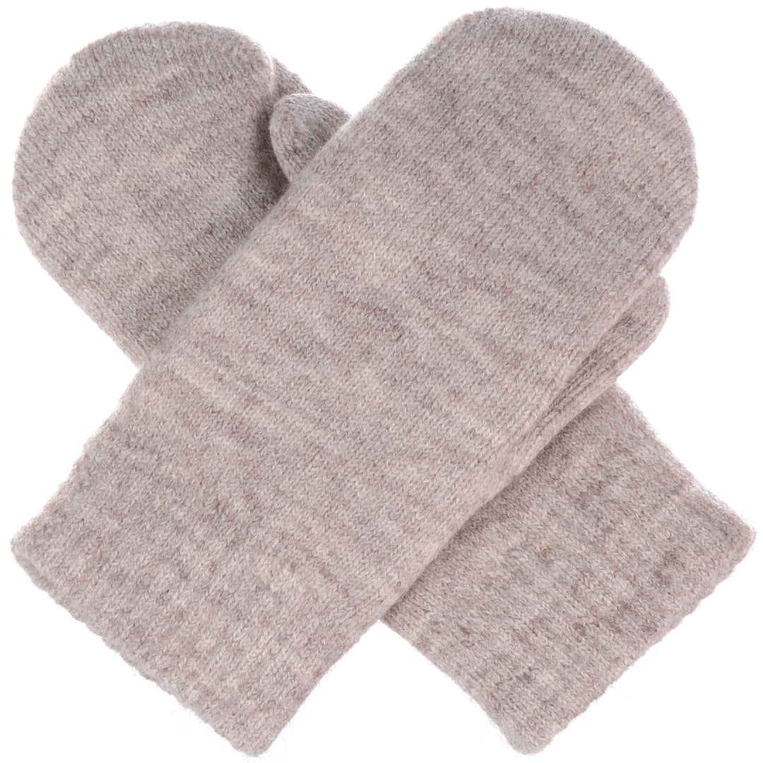 JG709MP - One Dozen Toasty Warm Solid Fleece Lined Knit Mittens Gloves