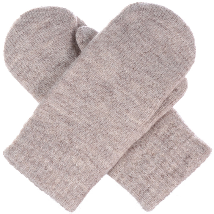 JG709M - One Dozen Toasty Warm Solid Fleece Lined Knit Mittens Gloves