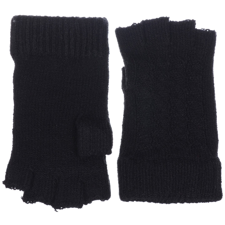 JG722 - One Dozen Cable Knit Finger less Gloves