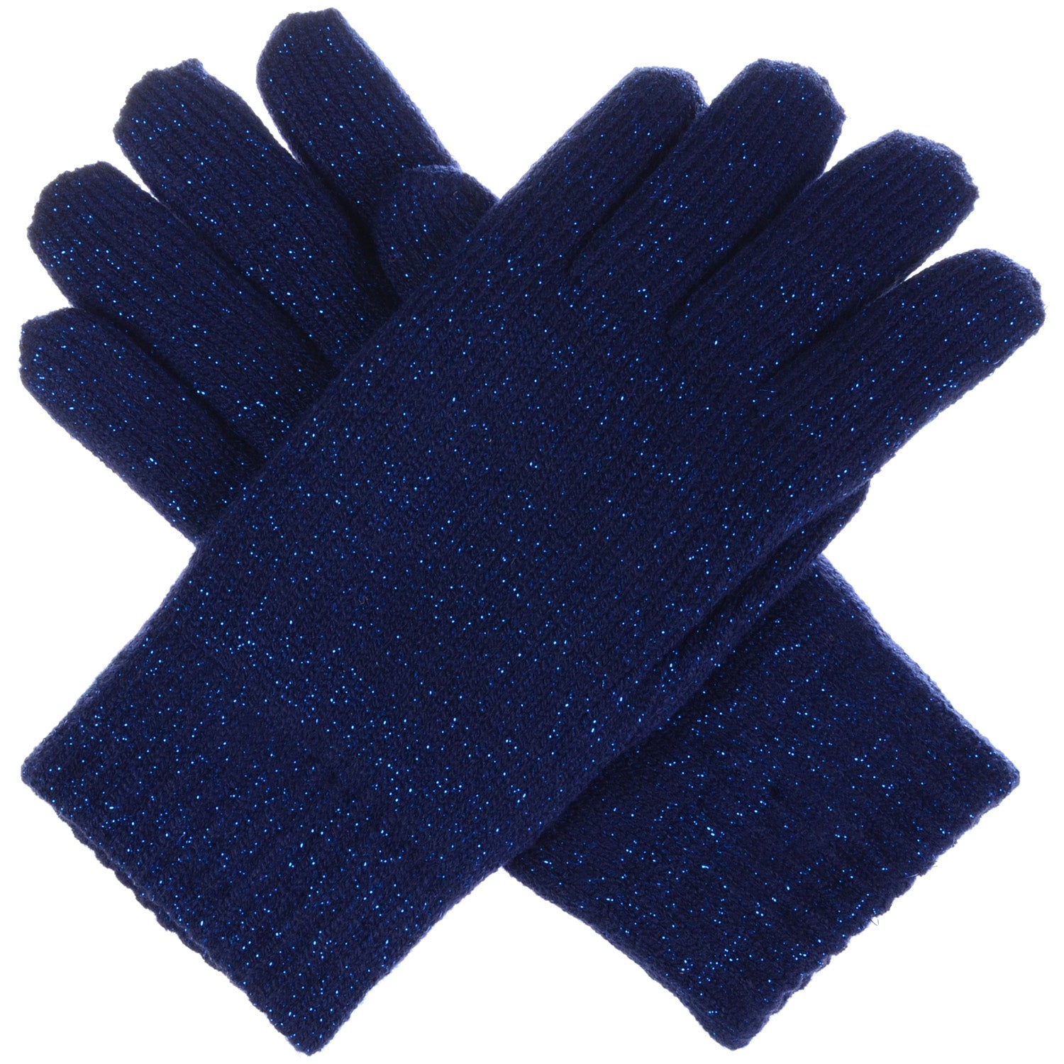 JG724 - One Dozen Metallic Flat Knit Chenille-Lined Glove