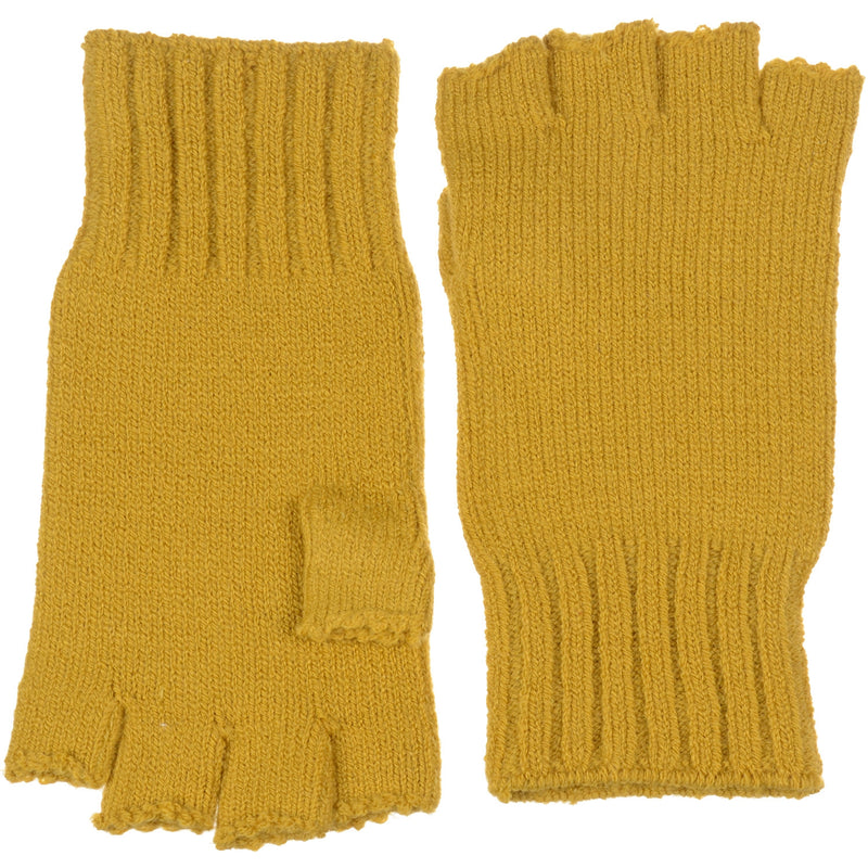 JG728 - One Dozen Unisex Solid Soft One Layer Half Finger Fingerless Knitted Gloves