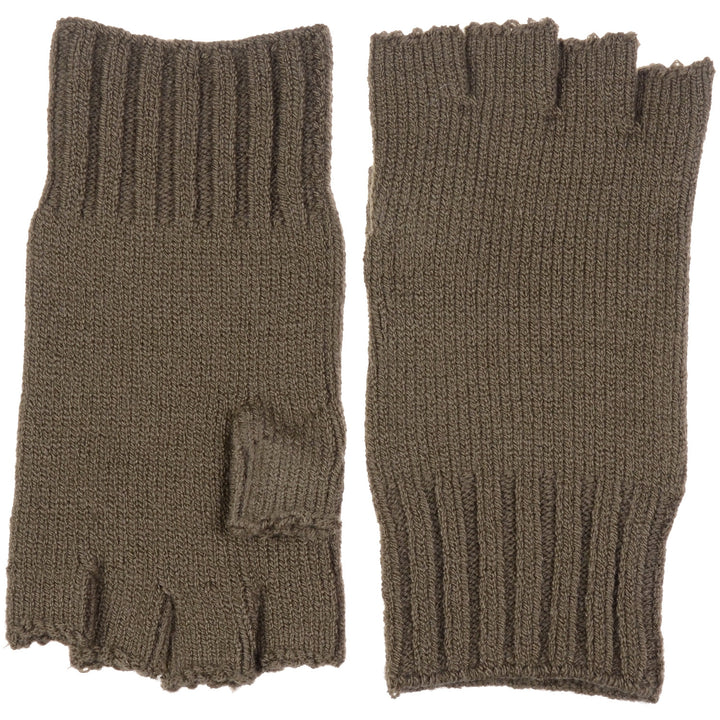 JG728 - One Dozen Unisex Solid Soft One Layer Half Finger Fingerless Knitted Gloves