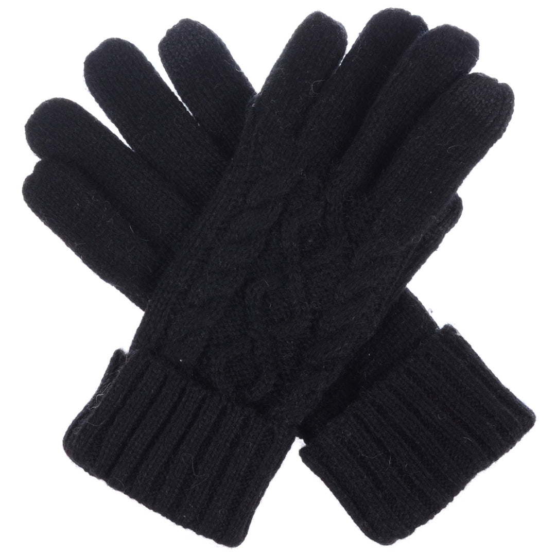 JG756 - One Dozen Crochet Knitted Cable Texting Gloves
