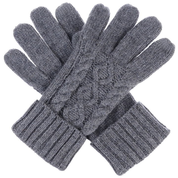 JG756 - One Dozen Crochet Knitted Cable Texting Gloves