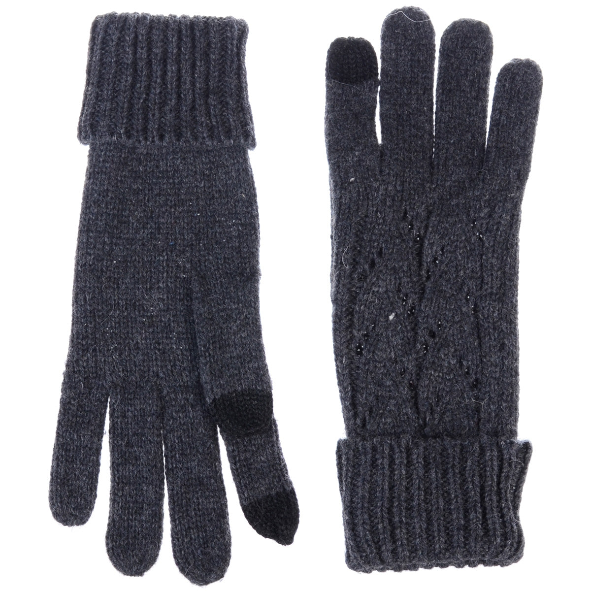 JG757 - One Dozen Ladies Knit Cable Texting Gloves