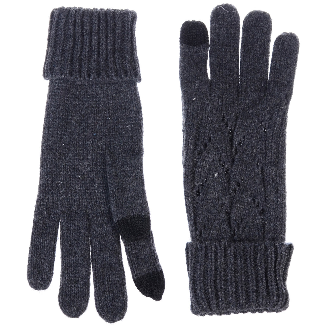 JG757 - One Dozen Ladies Knit Cable Texting Gloves