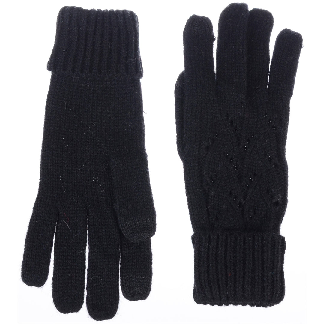 JG757 - One Dozen Ladies Knit Cable Texting Gloves