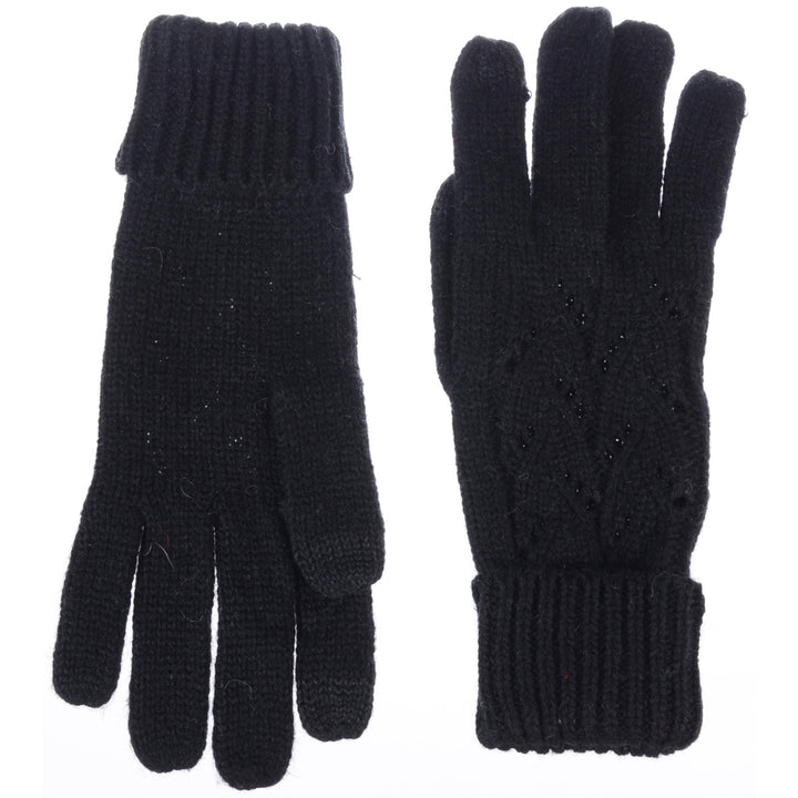 JG757 - One Dozen Ladies Knit Cable Texting Gloves