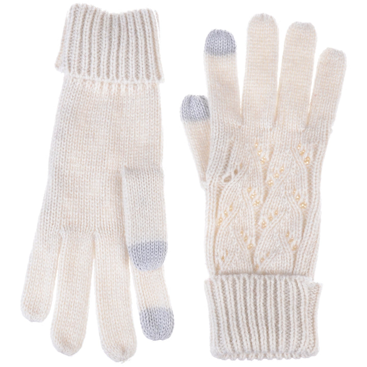 JG757 - One Dozen Ladies Knit Cable Texting Gloves