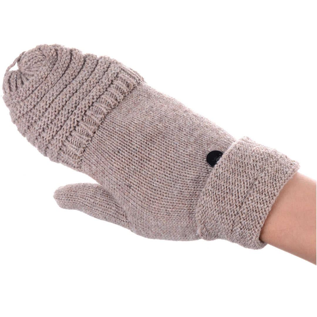 JG759 - One Dozen Unisex Fingerless Glove w/ Flip Cover