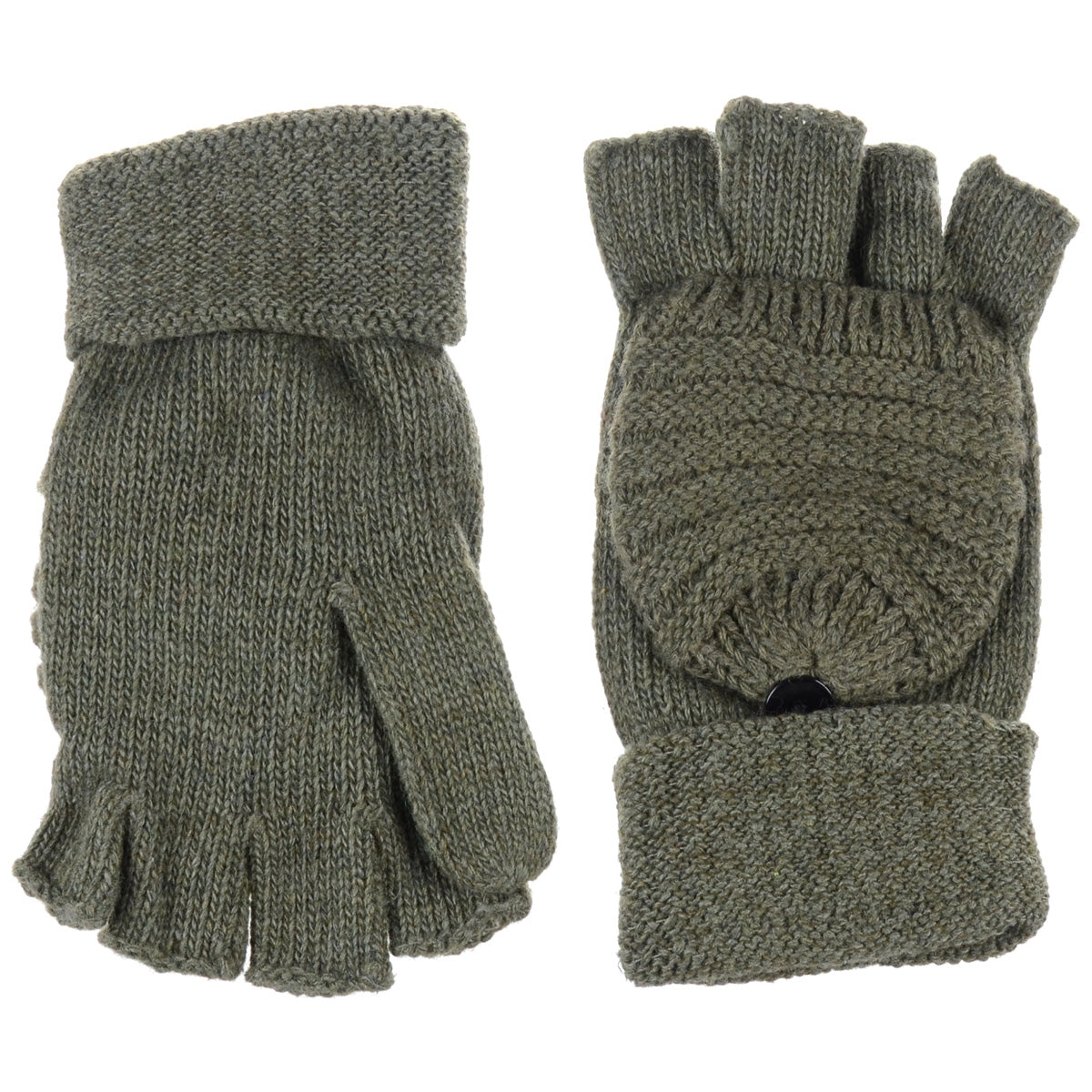 JG759 - One Dozen Unisex Fingerless Glove w/ Flip Cover
