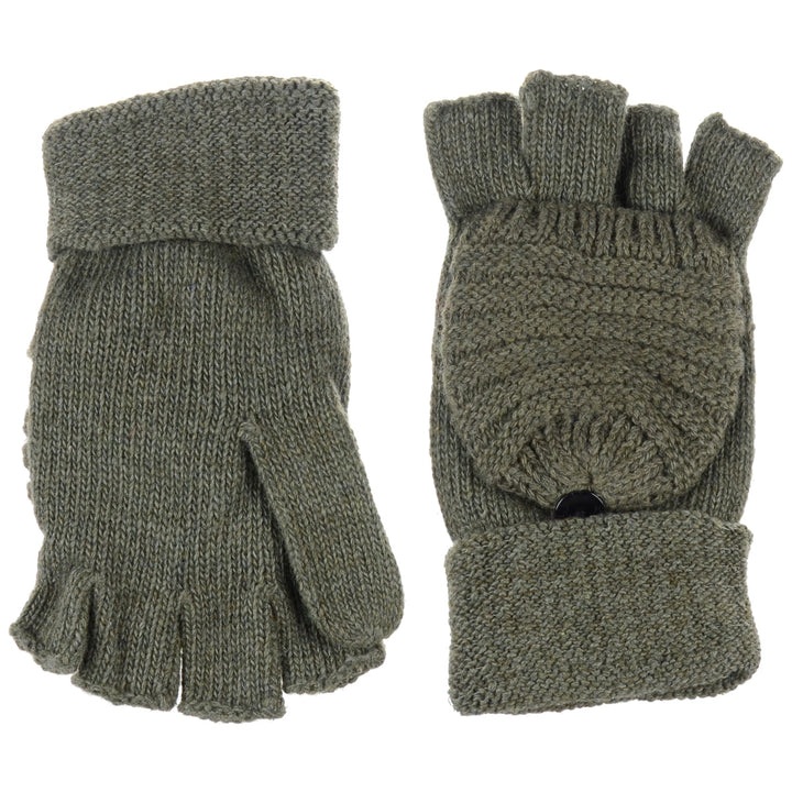 JG759 - One Dozen Unisex Fingerless Glove w/ Flip Cover