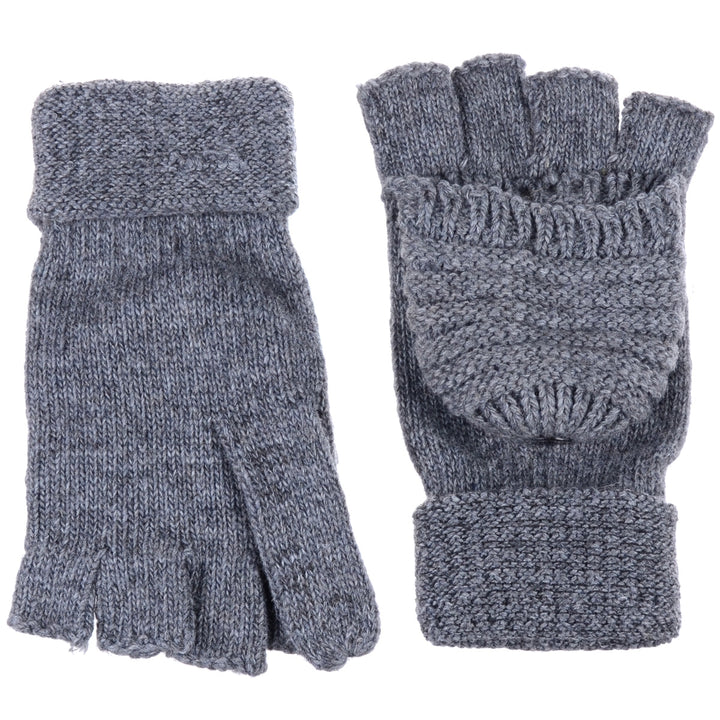 JG759 - One Dozen Unisex Fingerless Glove w/ Flip Cover