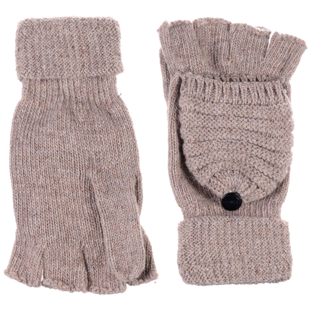 JG759 - One Dozen Unisex Fingerless Glove w/ Flip Cover