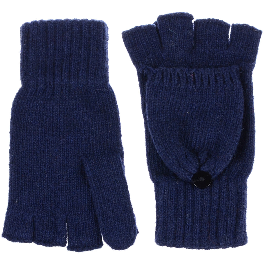 JG762 - One Dozen Unisex Fingerless Glove w/ Flip Cover