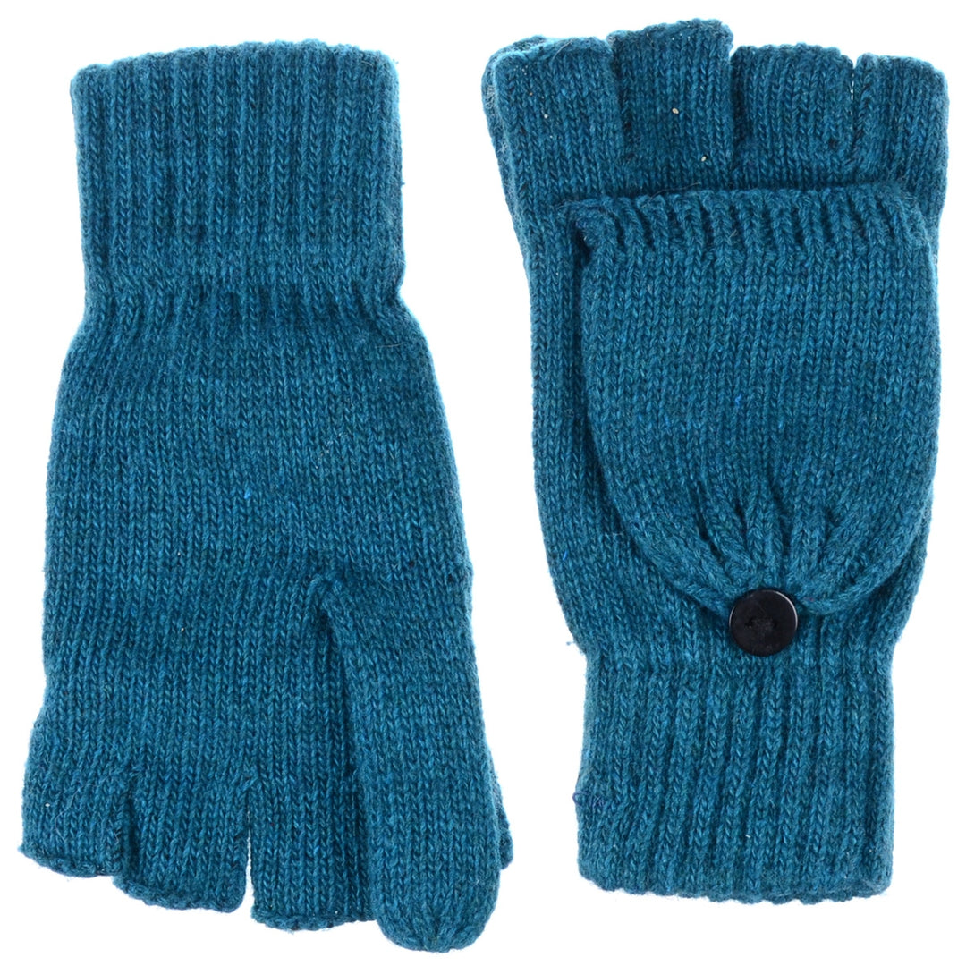 JG762 - One Dozen Unisex Fingerless Glove w/ Flip Cover