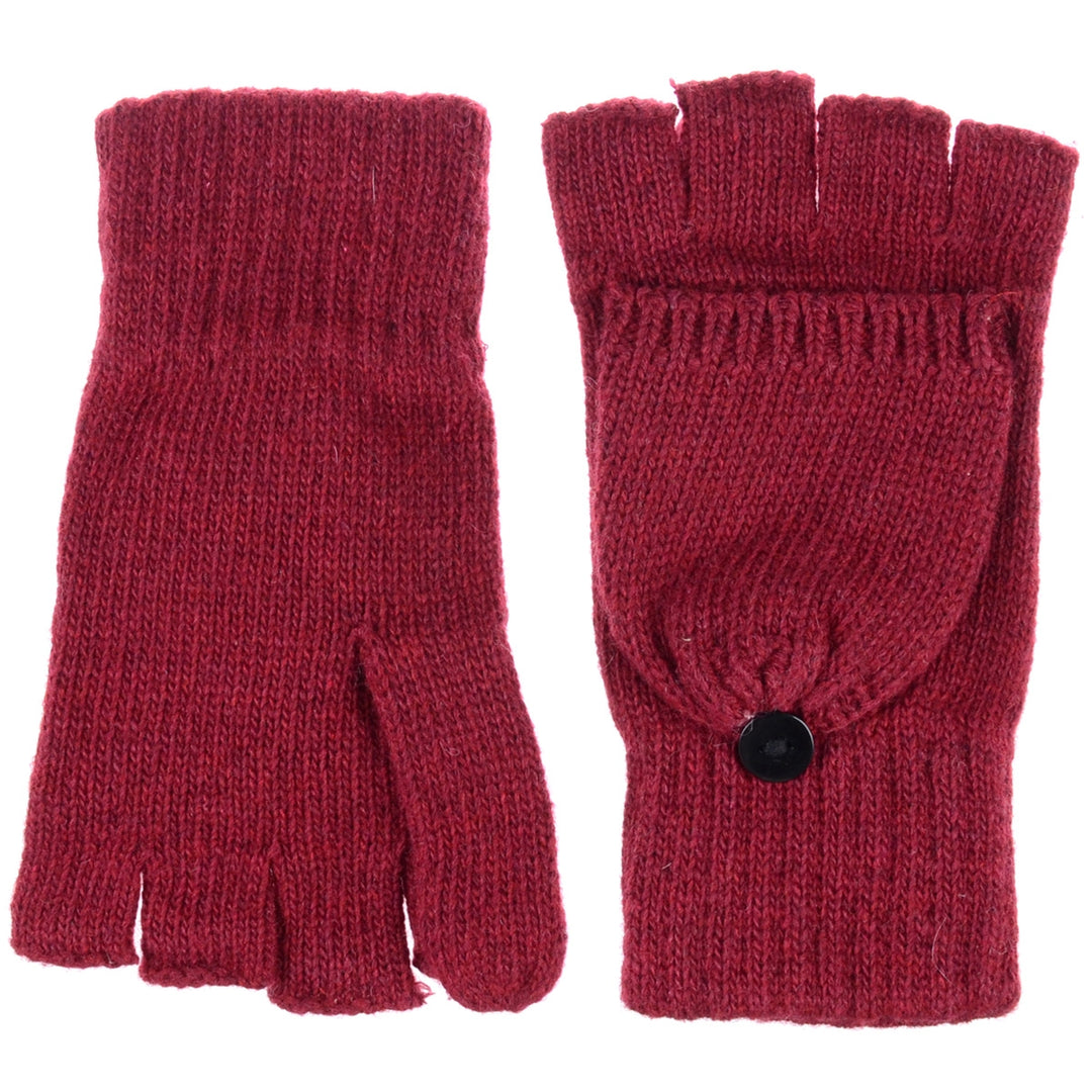 JG762 - One Dozen Unisex Fingerless Glove w/ Flip Cover
