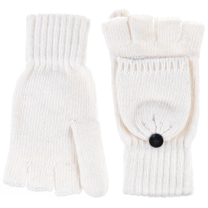 JG762 - One Dozen Unisex Fingerless Glove w/ Flip Cover