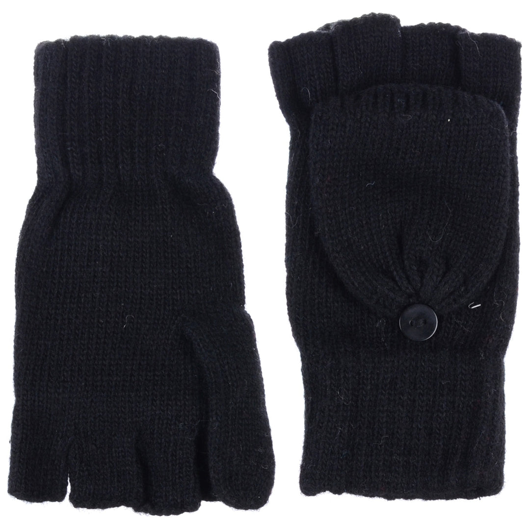 JG762 - One Dozen Unisex Fingerless Glove w/ Flip Cover