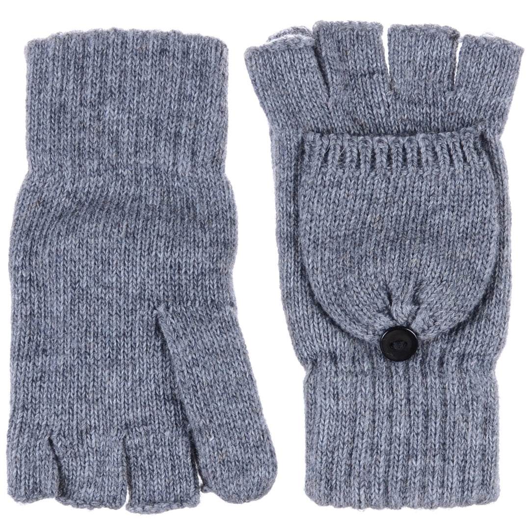 JG762 - One Dozen Unisex Fingerless Glove w/ Flip Cover