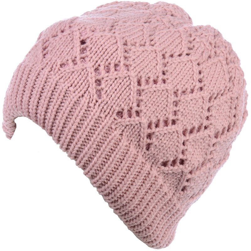 JH507 - Pattern Knit Beanie Hats