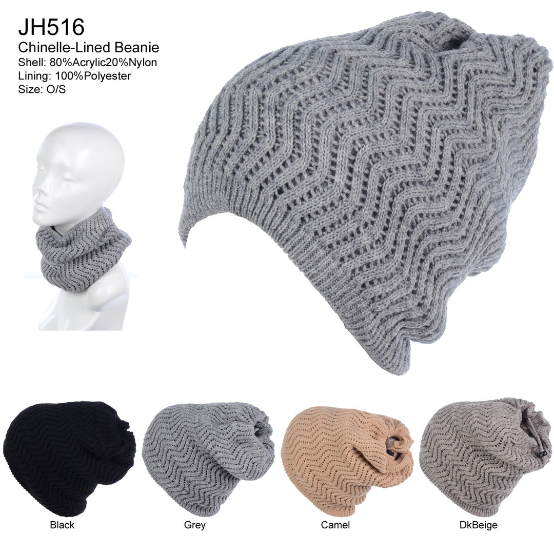 JH516 - Beanie &amp; Neck Warmer