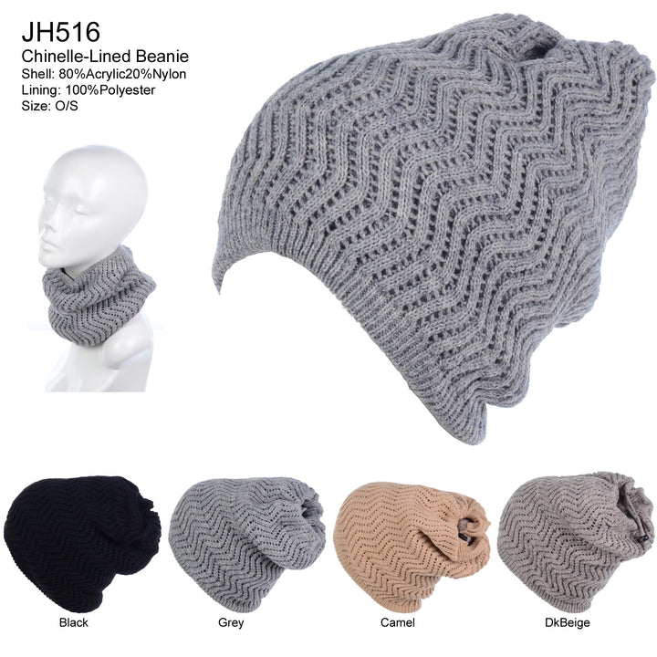 JH516 - Beanie &amp; Neck Warmer