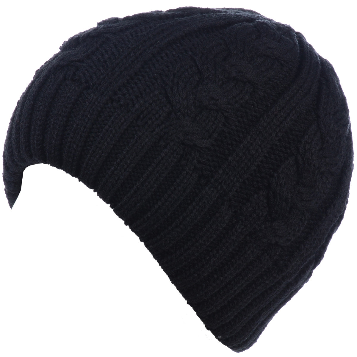 JH709 - One Dozen Cable Knitted Hats