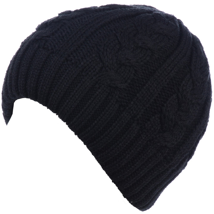 JH709 - One Dozen Cable Knitted Hats