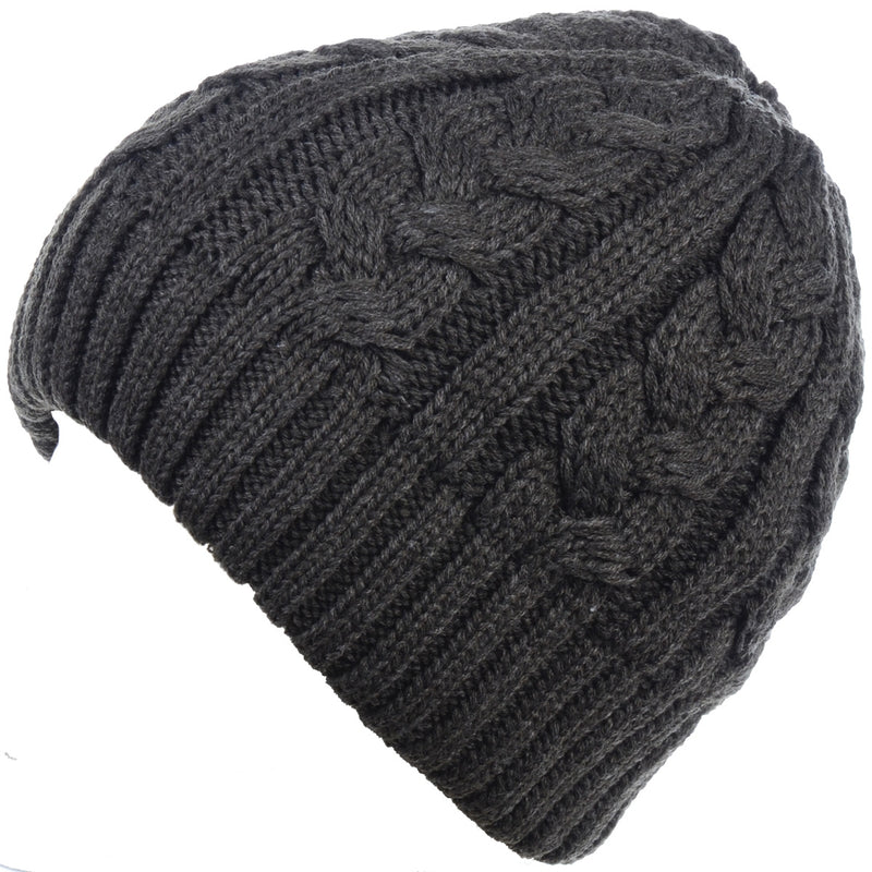 JH709 - One Dozen Cable Knitted Hats