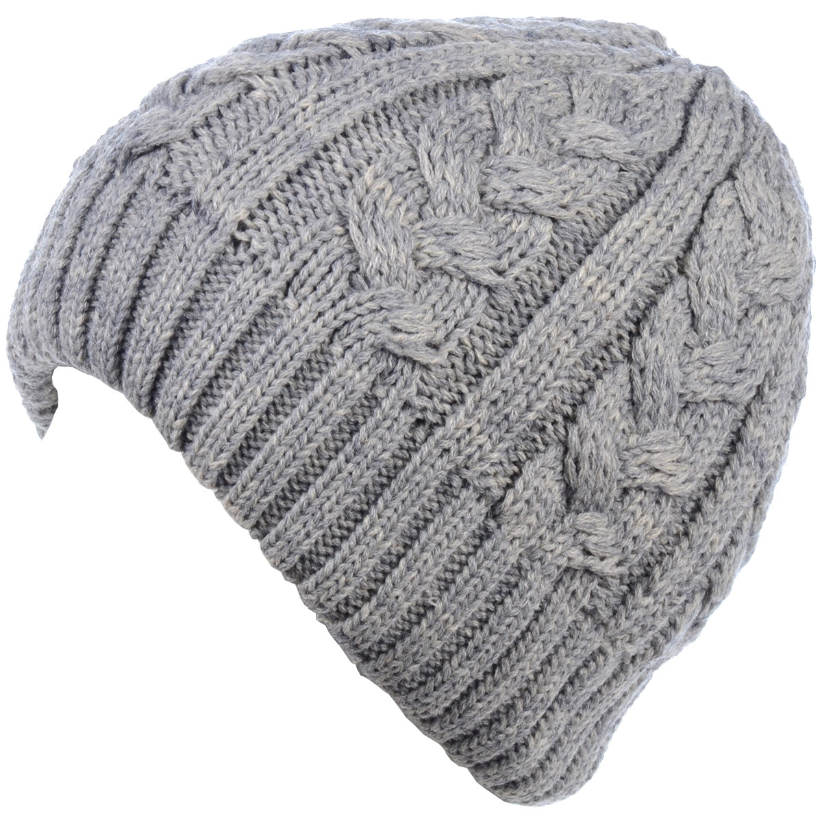 JH709 - One Dozen Cable Knitted Hats