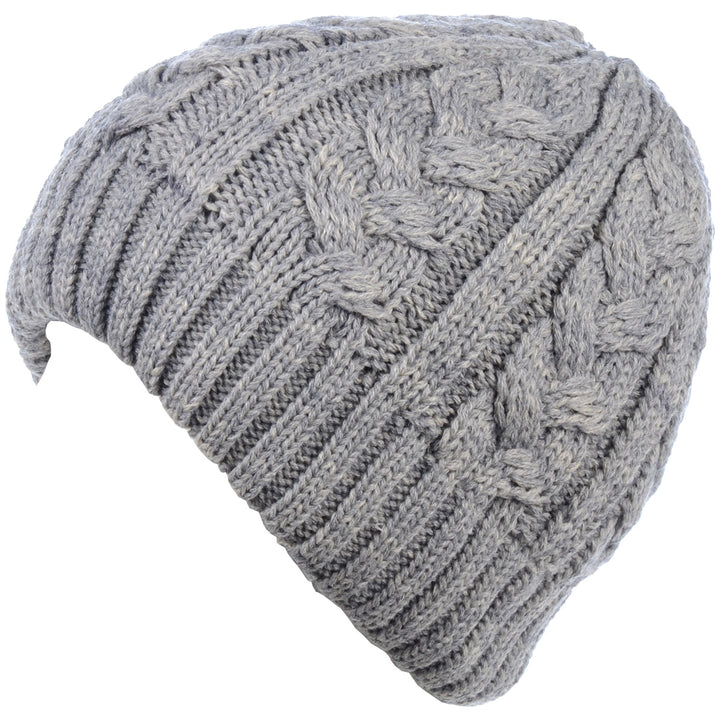 JH709 - One Dozen Cable Knitted Hats