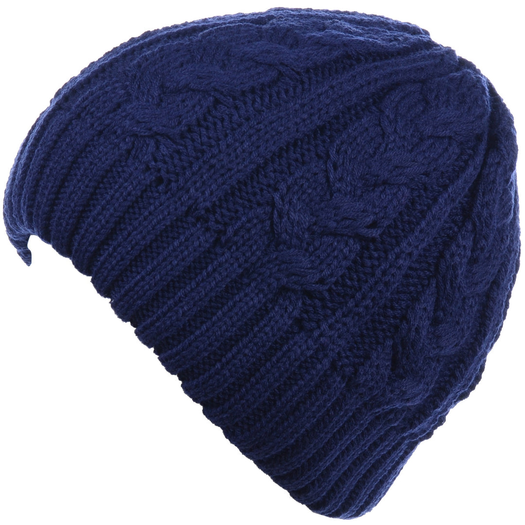 JH709 - One Dozen Cable Knitted Hats